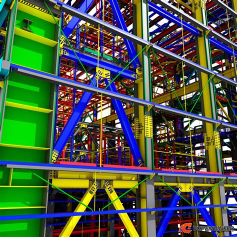 Structural detailing in Tekla for gas processing building | Top ...