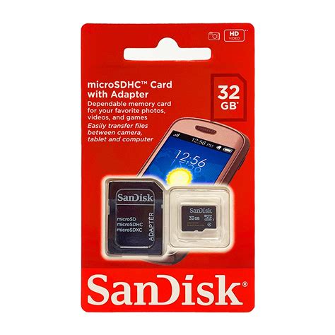 Amazon.com: SanDisk 32GB MicroSDHC Memory Card : Electronics