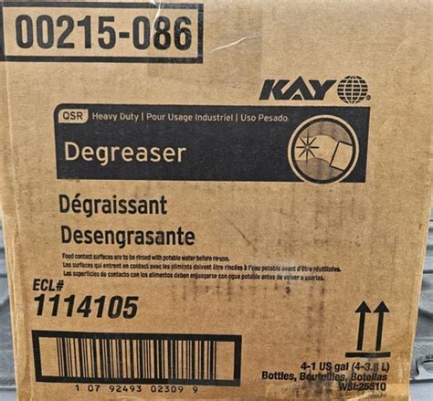 Ecolab Kay 00215-086 QSR Heavy Duty Degreaser - Case India | Ubuy