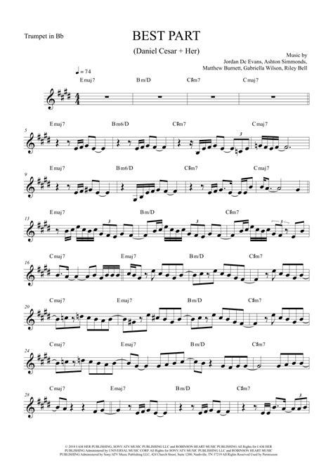 My Little Sunshine Sheet Music Trumpet