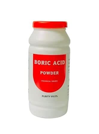 Boric Acid Powder (100GM) for Cockroaches, Carrom Powder, Rice ...