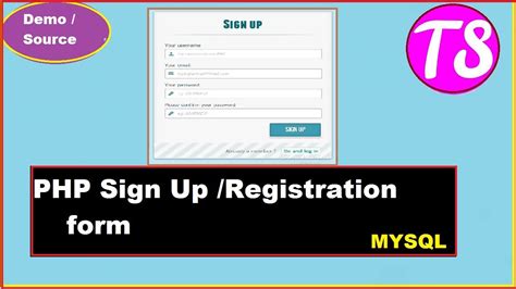 Image result for Sign Up Form.php Required Fields Tag