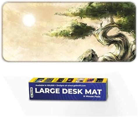 Trading Mantras Bending Tree Green Extended Large Mouse Pad - 60x30CM ...