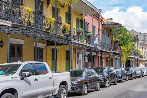 New Orleans, Louisiana, USA. November 4, 2022. Houses in the French ...