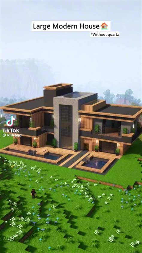 Large Modern House Minecraft Tutorial 的图像结果