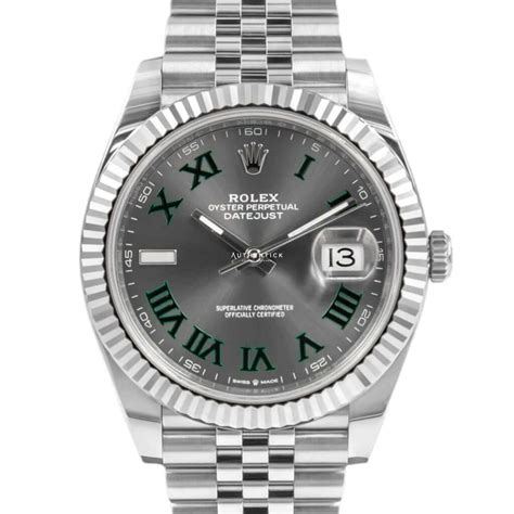 Rolex Datejust 41 Fluted Bezel Black Diamond Dial Jubilee Band for ...