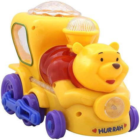 Buy KTRS Enterprise Big Pooh Train Bear Train Beautiful Lighting Music ...