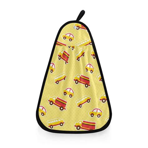 Serenasyoung Hand Bath Towel Kitchen Towels Yellow Catoon Bus-01 Hand ...