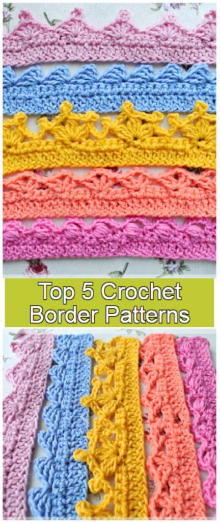 Image result for Crochet Border Patterns