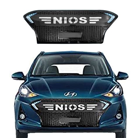 CAR SAAZ Alpha Front Grill Compatible with Grand I10 NIOS (2019-present ...