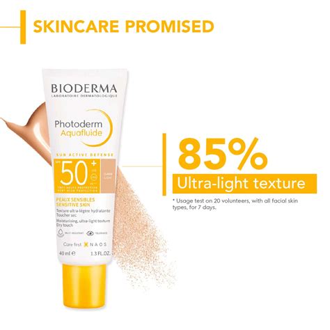 Buy BIODERMA PHOTODERM AQUAFLUIDE SPF 50+ CLAIRE HIGH PROTECTION WATER ...