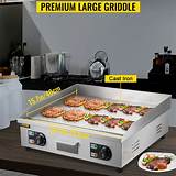 3000W 30" Electric Countertop Griddle Stainless steel Adjustable Temp ...