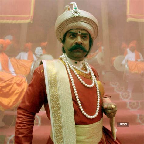 Bharat Jadhav in a still from the Marathi movie Shrimant Damodar Pant.