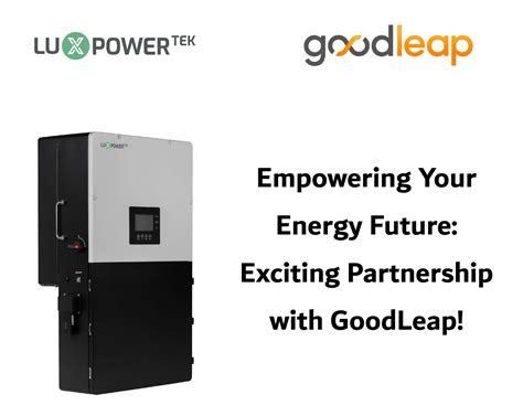 Empowering Your Energy Future: Exciting Partnership with GoodLeap!