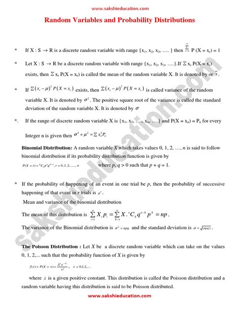 Random Variables and Probability Distribution 的图像结果