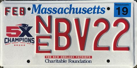 Massachusetts License Plates