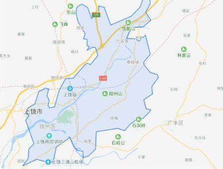 上饶地图高清全图矢量可编辑全市各县区行政区划地图_文档下载