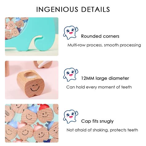 Buy Children's Deciduous Teeth Storage Box and Tooth Holder,Tooth Fairy ...