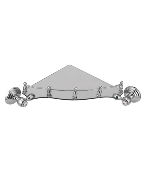 ROLEX GLASS CORNER SHELF (TOUGHENED GLASS)