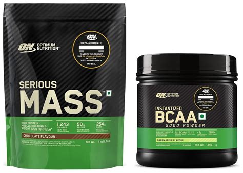 OPTIMUM NUTRITION (ON) Serious Mass Gainer powder (Veg) - Pack of 1 kg ...