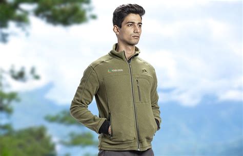 Personalised Anti-Pilling Fleece Winter Jacket and Windcheater ...