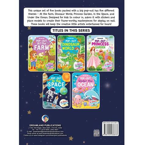 Buy Pop-Out In the Space- With 3D Models Colouring Stickers – Popup Kids