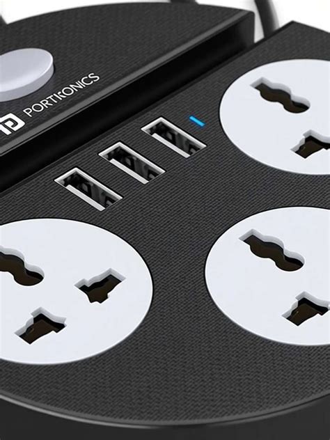 Portronics Power Plate 5 3 Socket Extension Boards Price in India - Buy ...