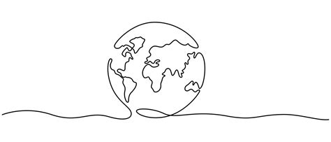 Earth Line Art 的图像结果