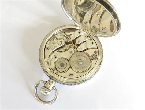 Antique Buren Silver Pocket Watch For James Walker