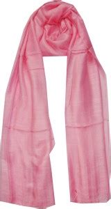 Dream Fashion Poly Silk Solid Women Shawl - Buy Baby Pink Dream Fashion ...