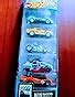 Hot Wheels 5-Car Pack of 1:64 Scale Vehicles, Gift For Collectors ...