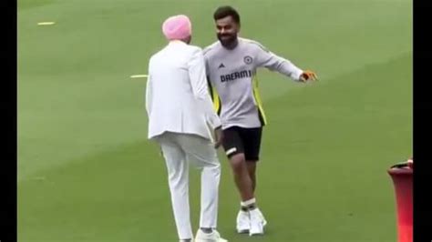 Virat Kohli teases Harbhajan Singh over his blazer, drops hook-step to ...