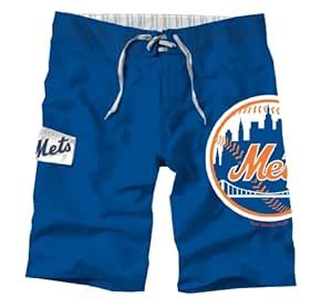 MLB New York Mets Juvenile Big Face Logo Swim Bottoms, (Small-4 ...