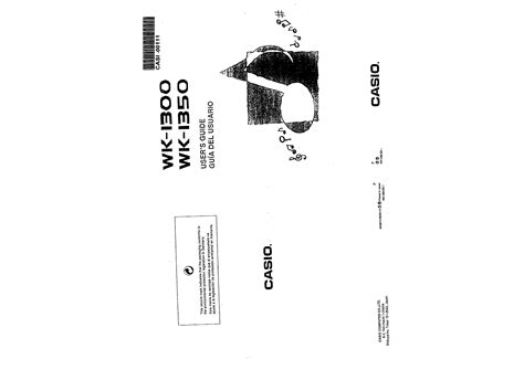 CASIO WK-1350 - Owner's Manual Immediate Download