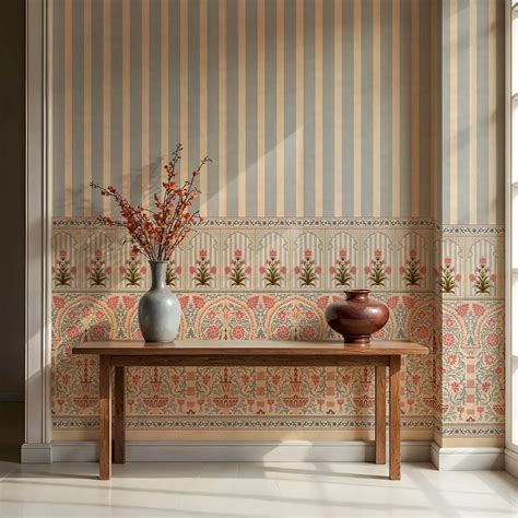 Kusum: Indian Floral Wallpaper for Rooms | Life n Colors