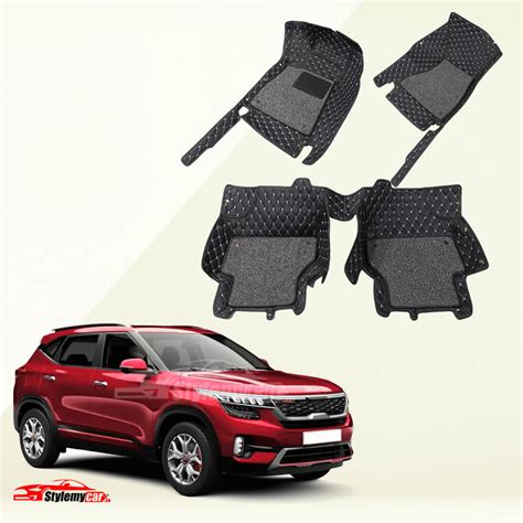 Kia Seltos Premium 7D Floor Mats - Buy 7D Car Floor Mats Online