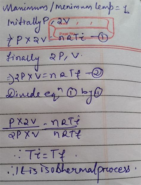 An ideal gas of mass M follows a process from state P ,2v to 2P ,V what ...