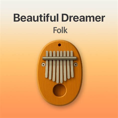Beautiful dreamer - 8 Note Pocket Kalimba Tab – Easy PDF Download