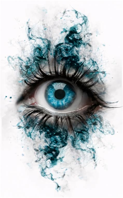 Volume-shaded Silhouette Of A Eye Free Stock Photo - Public Domain Pictures