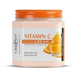 Gracellon Vitamin C Face & Body Massage Cream | Paraben & Sles Free ...