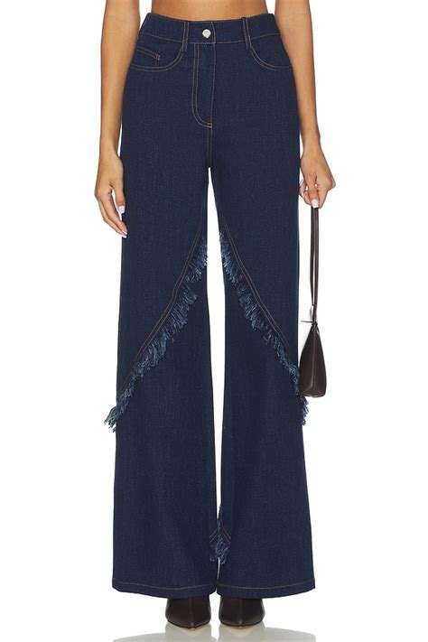 Alexis Braxten Straight Leg in Denim | REVOLVE