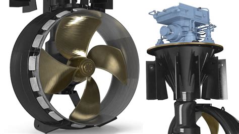 3D model Ship Rudder Propeller SCHOTTEL | 3D Molier International