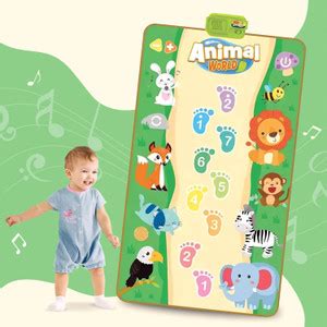 CAREIT Baby Piano mat With animal world footstep Design & Musical keys ...