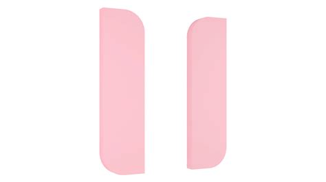 Adona Extra Long Petal Shaped Kids Wardrobe Handles - Set of 2 (1 Pair ...