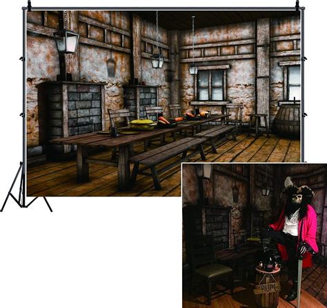 LFEEY 10x8ft Medieval Tavern Backdrop for India | Ubuy