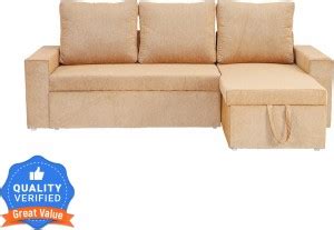 Sofame Rio 3 Seater Double Solid Wood, Metal Pull Out Sofa Cum Bed ...