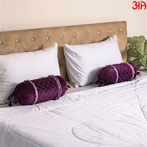 Designer Bolster Cover for Unique Bedroom Decor By Aawrun