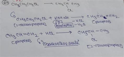 convert 1-chloropropane to 2-chloropropane - Brainly.in