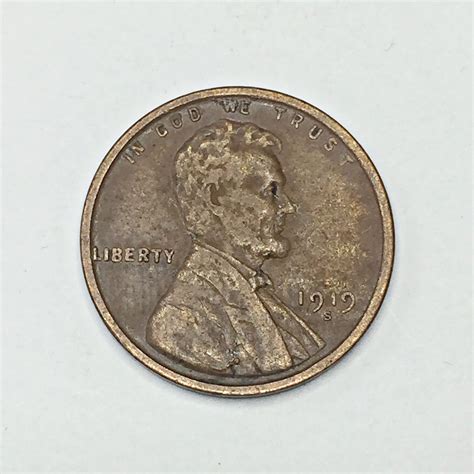 1919-S Lincoln Head Wheat Cent | Property Room