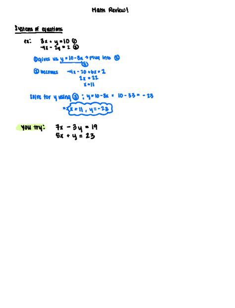 DISC1 - Math Review - Math Review s gives us 110 3 8 Pluginto becomes 4 ...